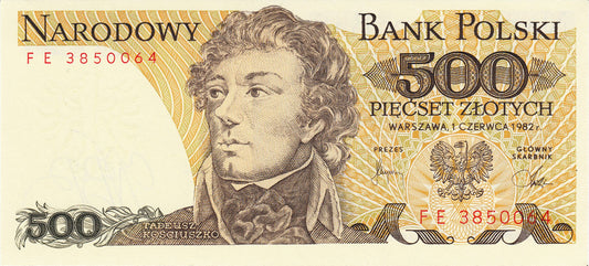 Świadek Przemian: Banknot 500 Złotych z Emisji 1974 r. – Symbol Polskiej Gospodarki PRl