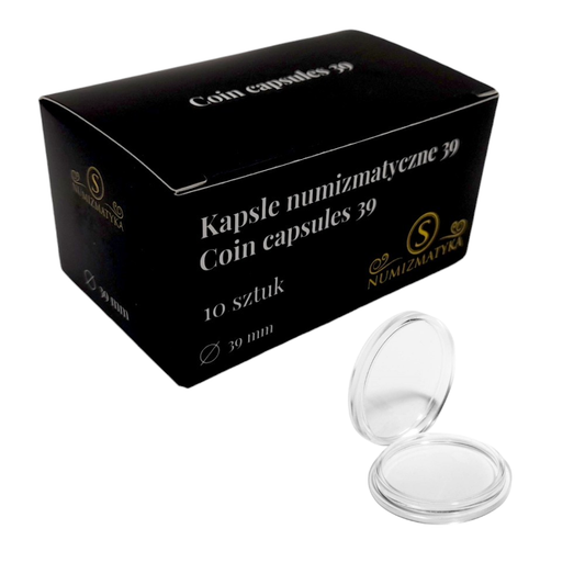 KAPSLE NA MONETY 39 MM