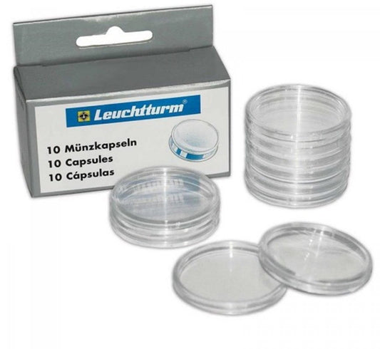 KAPSLE NA MONETY LEUCHTTURM 39 MM 10 SZT