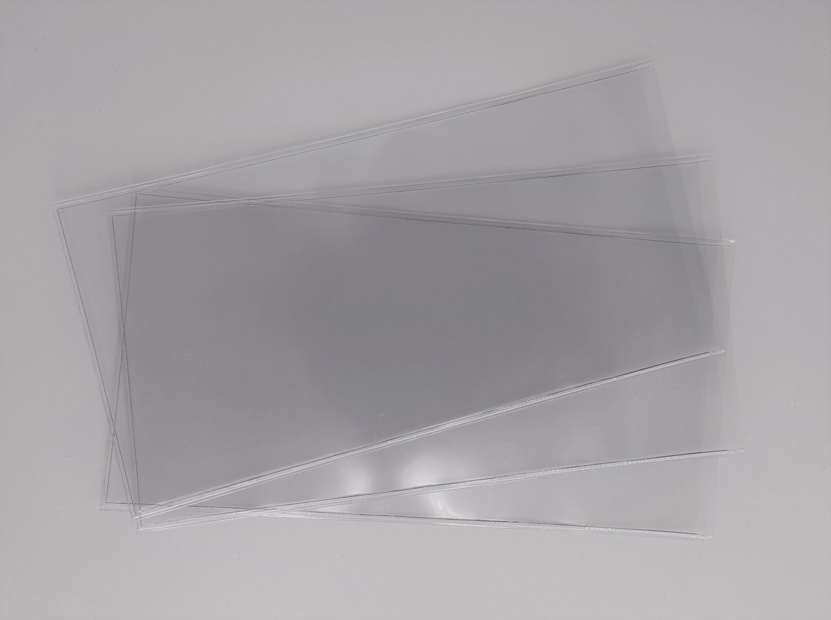 HOLDERY na banknoty SZTYWNE 100 szt 8,9 / 20,5 cm