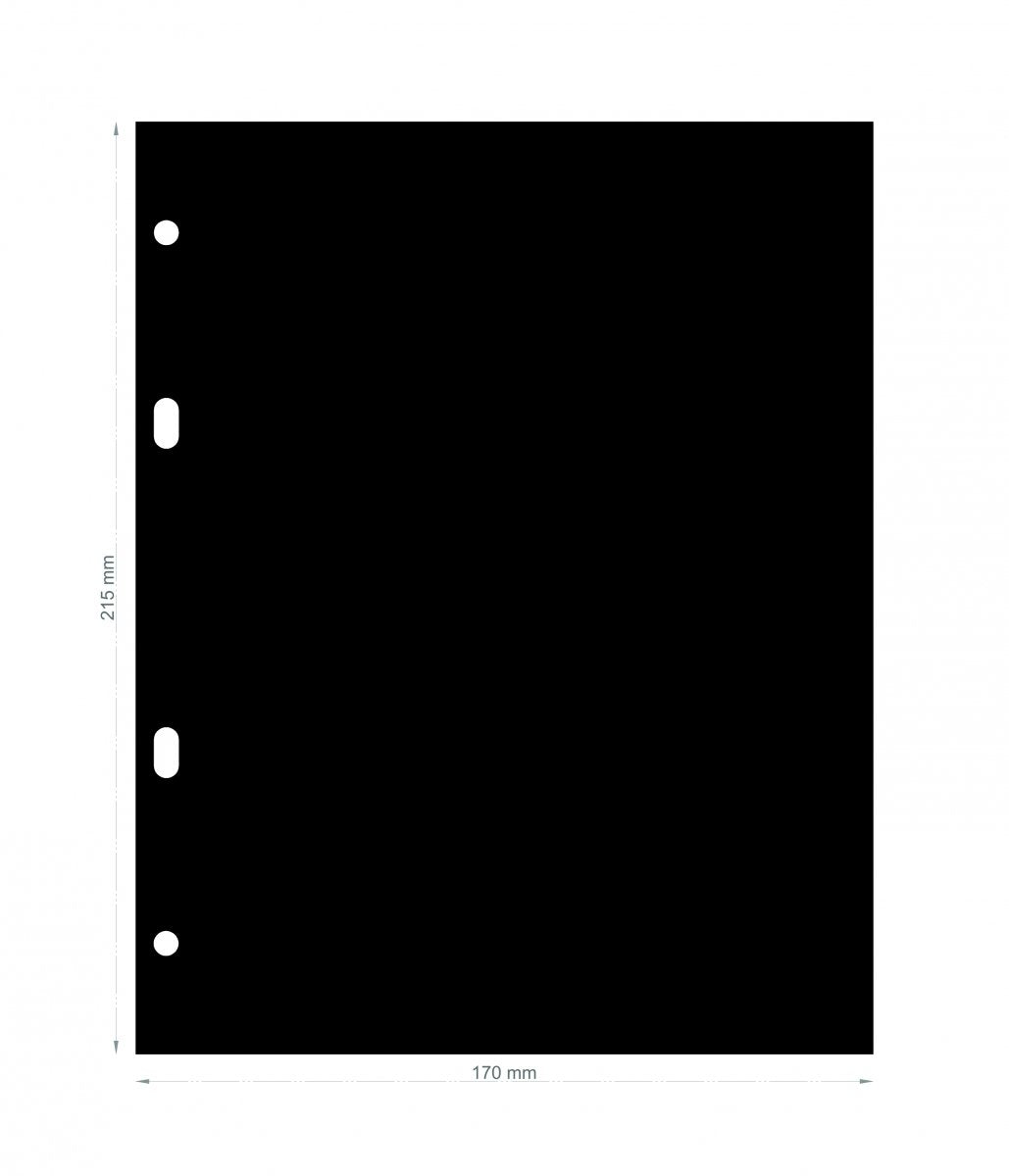 PRZEKŁADKA DO  KLASERA A5 MEDIUM 10 SZTUK CZARNA