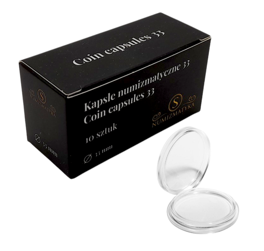 KAPSLE NA MONETY 33 MM