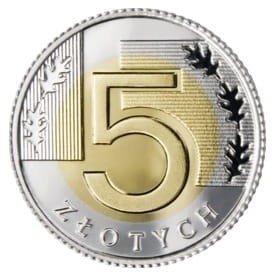 5 zł złotych 2022 mennicza z woreczka