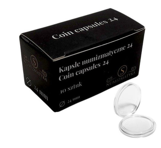 KAPSLE NA MONETY 24 MM