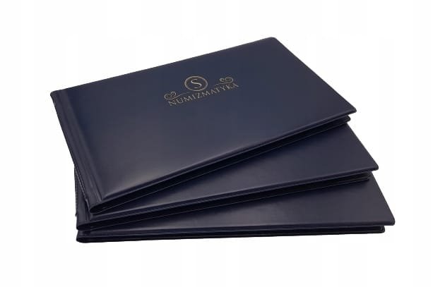 ALBUM KLASER na banknoty PREMIUM GRANATOWY