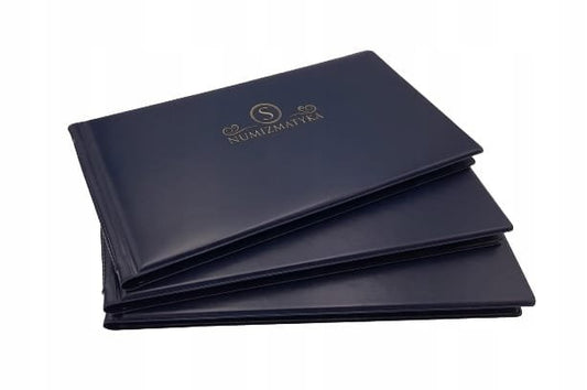 ALBUM KLASER na banknoty PREMIUM GRANATOWY