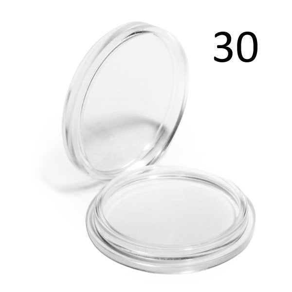 Kapsle na monety 30 mm 10 szt