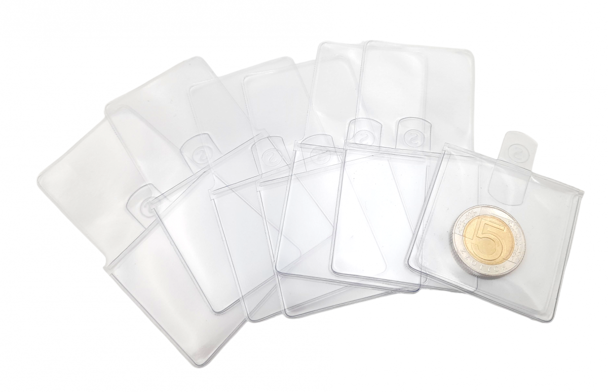HOLDERY NA MONETY SNUMIZMATYKA 10 szt