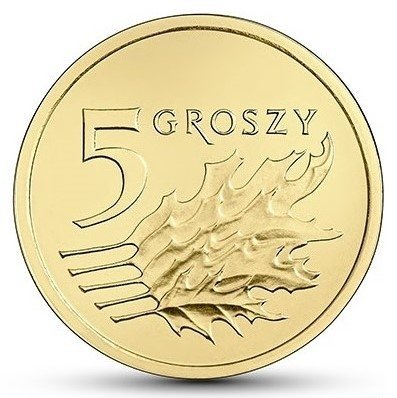 5 Groszy gr 2019 mennicze mennicza z woreczka